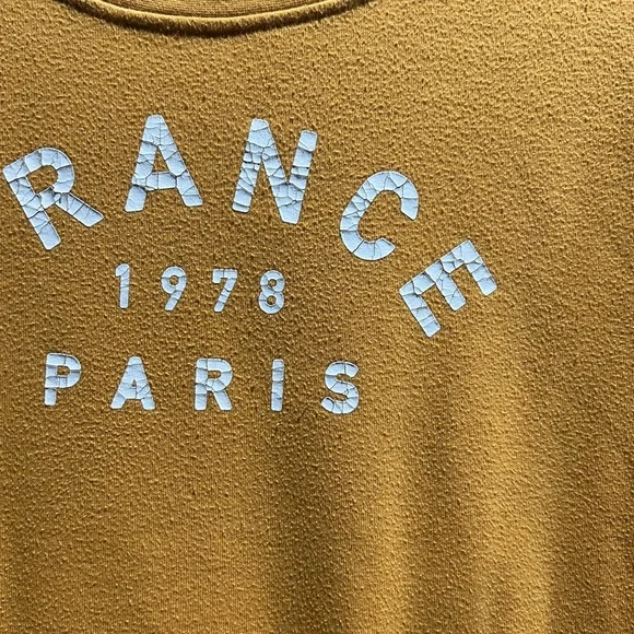 Fifth Sun Yellow France Paris Women's Top - Picture 4 of 6